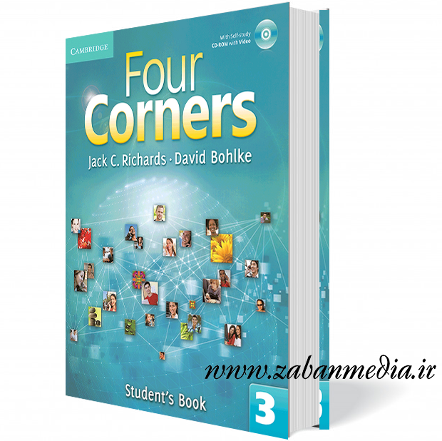 کتاب آموزش زبان بزرگسالان Four Corners 3 Collection